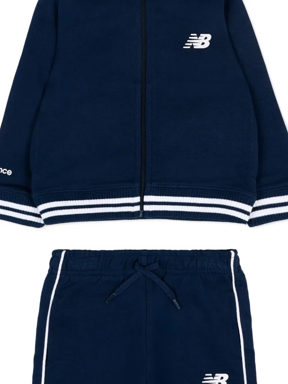 Спортивный костюм в полоску New Balance Kids, синий — фото 3