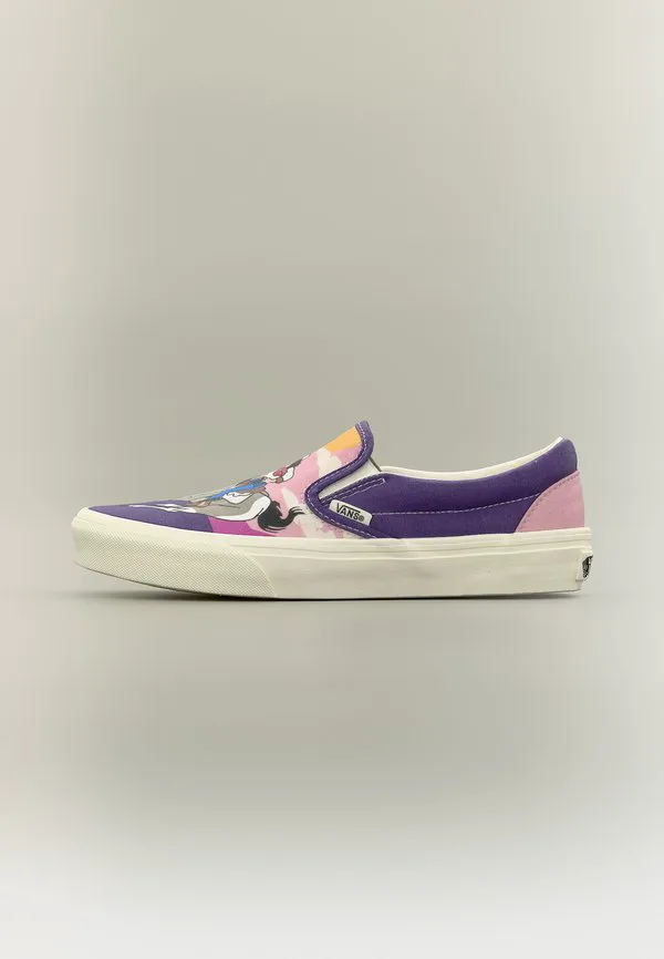 Классические кроссовки без шнурков унисекс Vans, Purple/Multi-Coloured