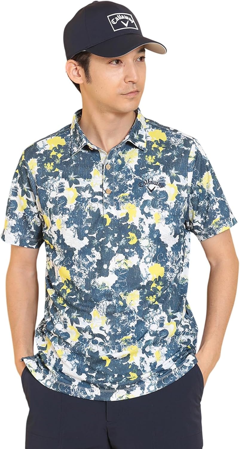 

Мужская поло-рубашка Callaway C25134125 с коротким рукавом (впитывает пот, быстро сохнет, имеет охлаждающий эффект) / для гольфа, белый