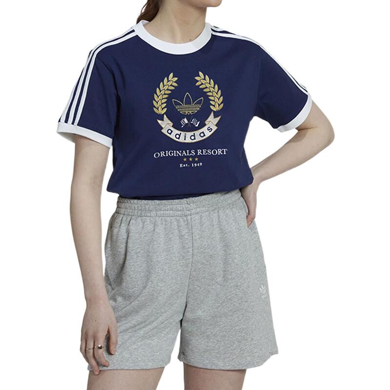 Adidas Originals Женская футболка, цвет Blue — фото 2