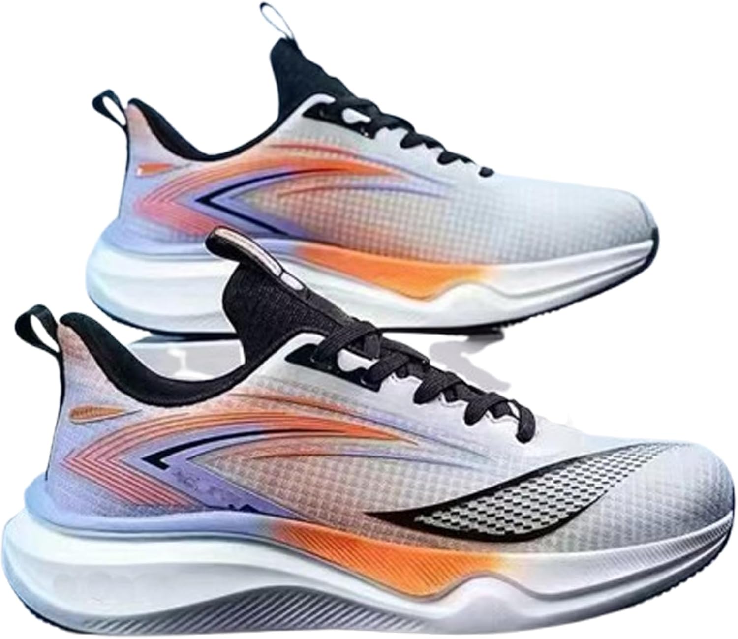 

Мужские прогулочные туфли с поддержкой - легкие кроссовки, дышащие ортопедические Generic, оранжевый