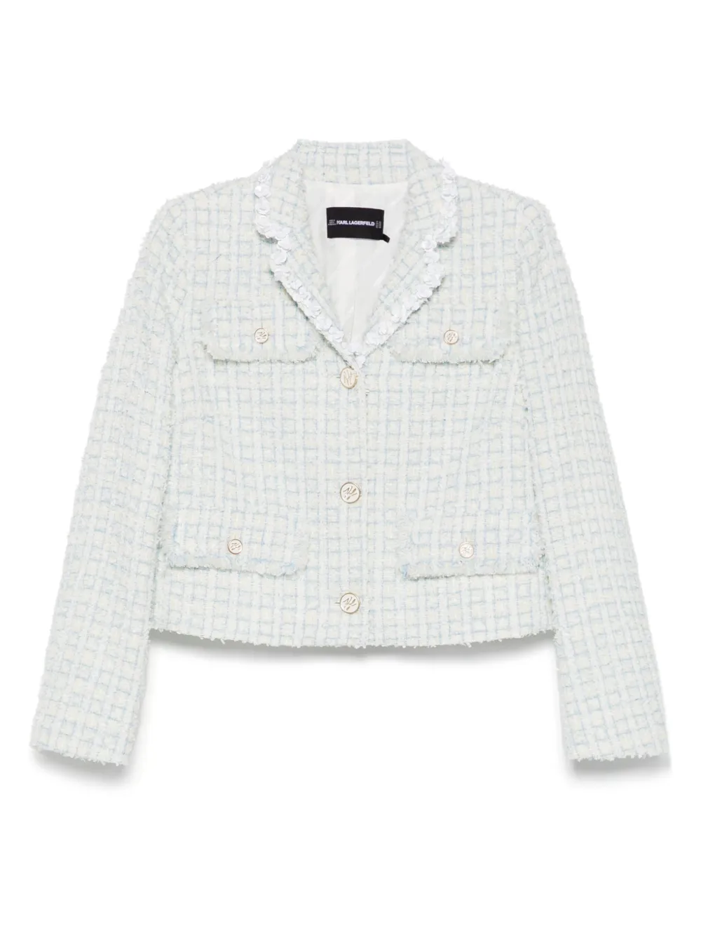 

Жакет Boucle KARL LAGERFELD, белый