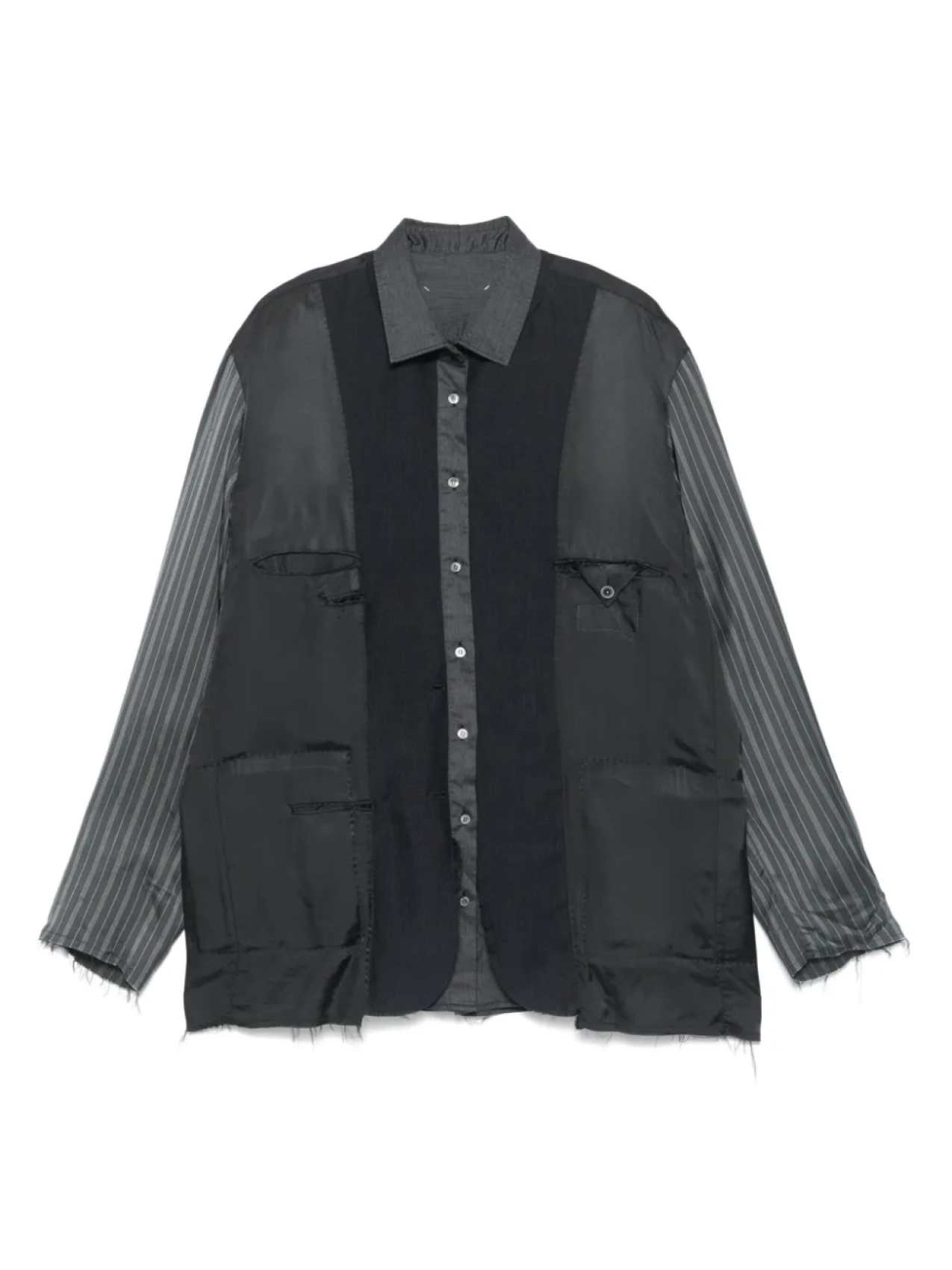

Куртка с контрастными рукавами Maison Margiela, синий