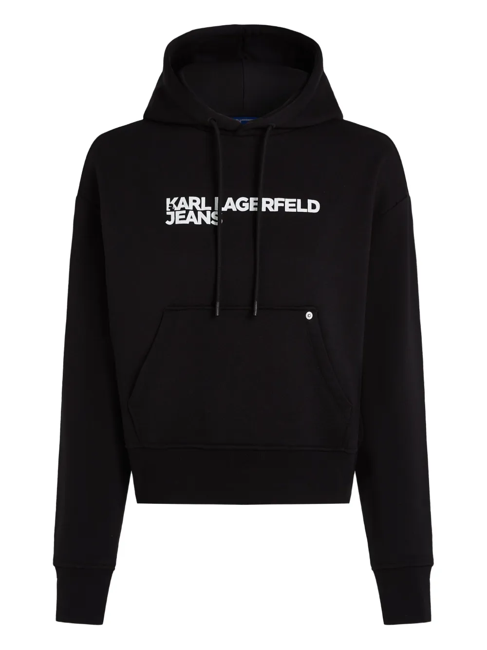 

Худи с логотипом Karl Lagerfeld Jeans, черный