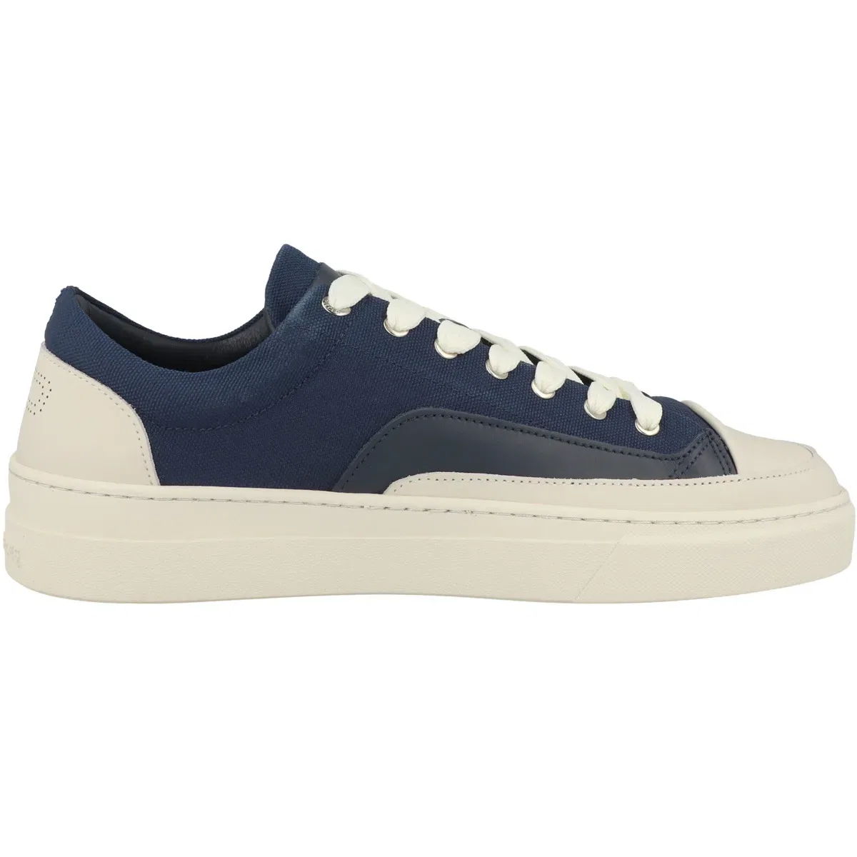 Кроссовки низкие Riviera из кожи и льна FILLING PIECES синий — фото 3