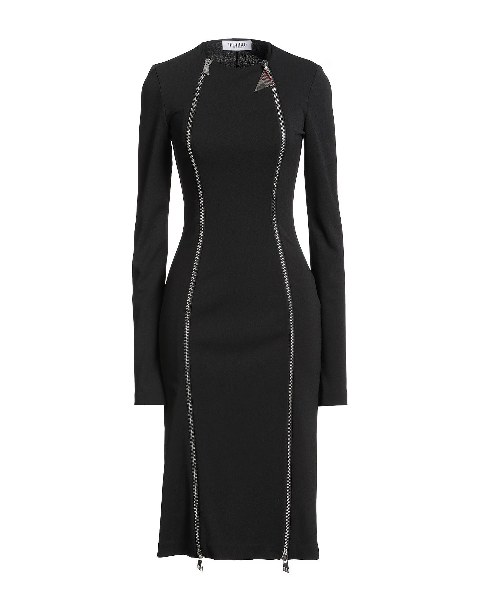 

Платье миди The Attico, черный