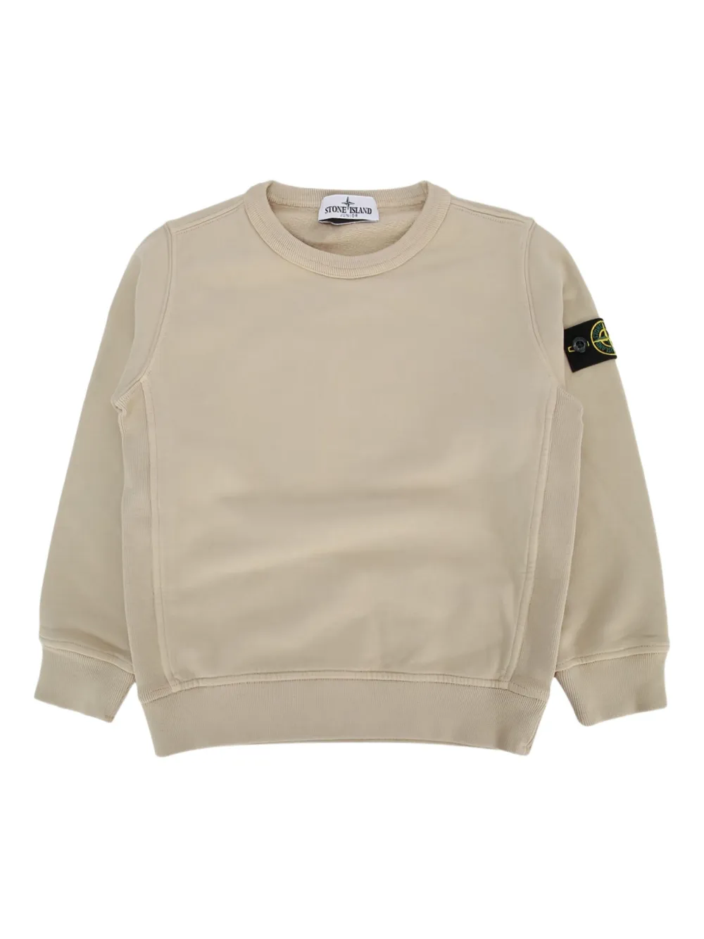 

Толстовка с нашивкой Compass Stone Island Junior, нейтральный
