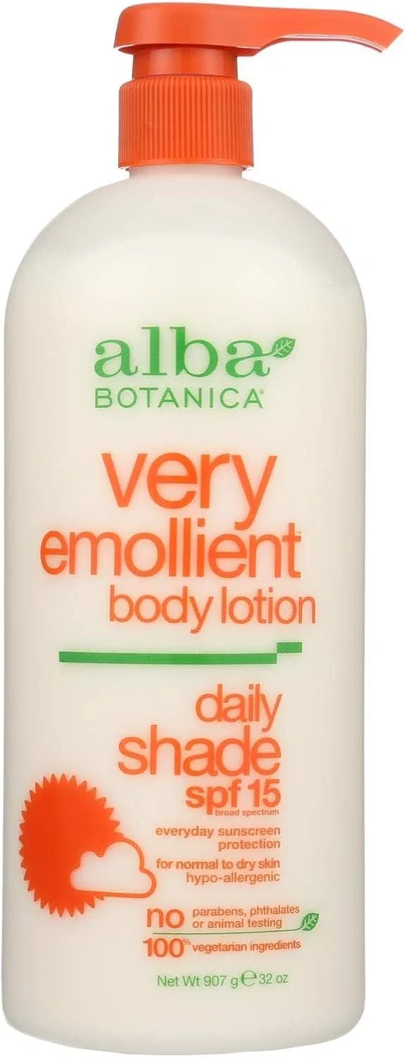 Лосьон для тела Very Emollient Natural SPF 15 Alba Botanica 32 fl oz