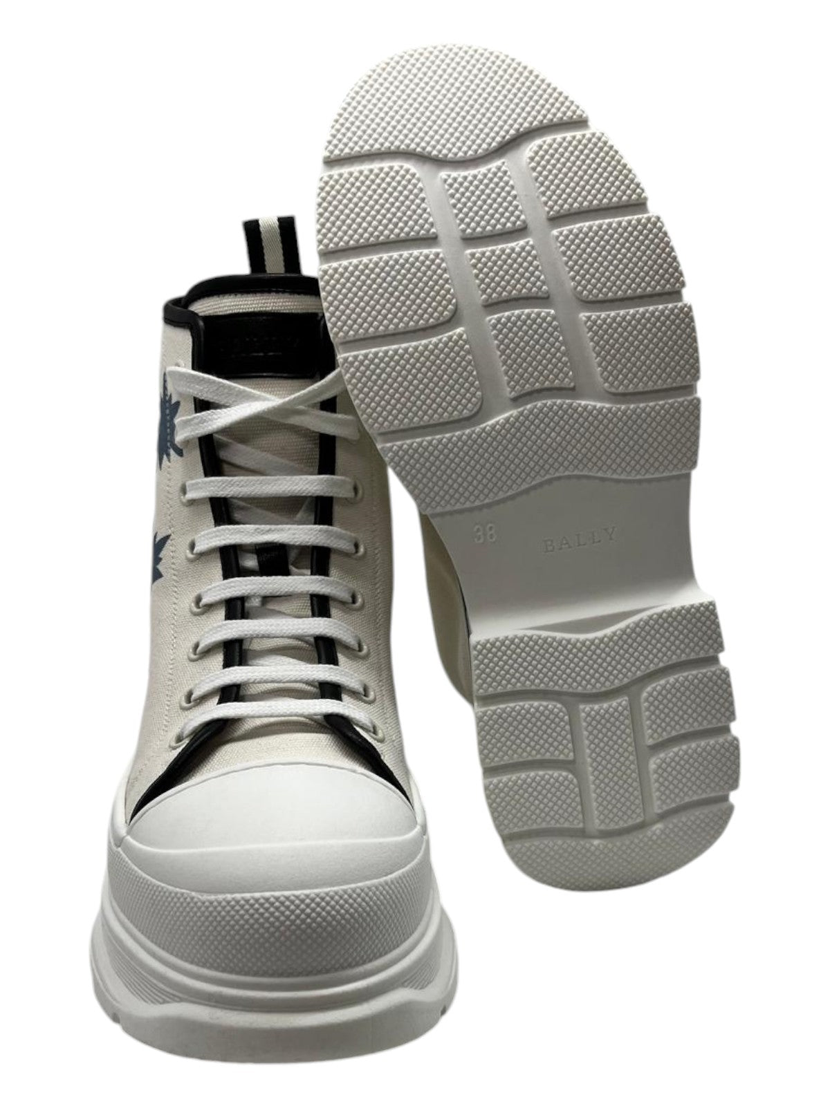 Bally Fyon 6302341 Женские Костяные Хлопковые Массивные Шнурованные Кроссовки, белый — фото 4