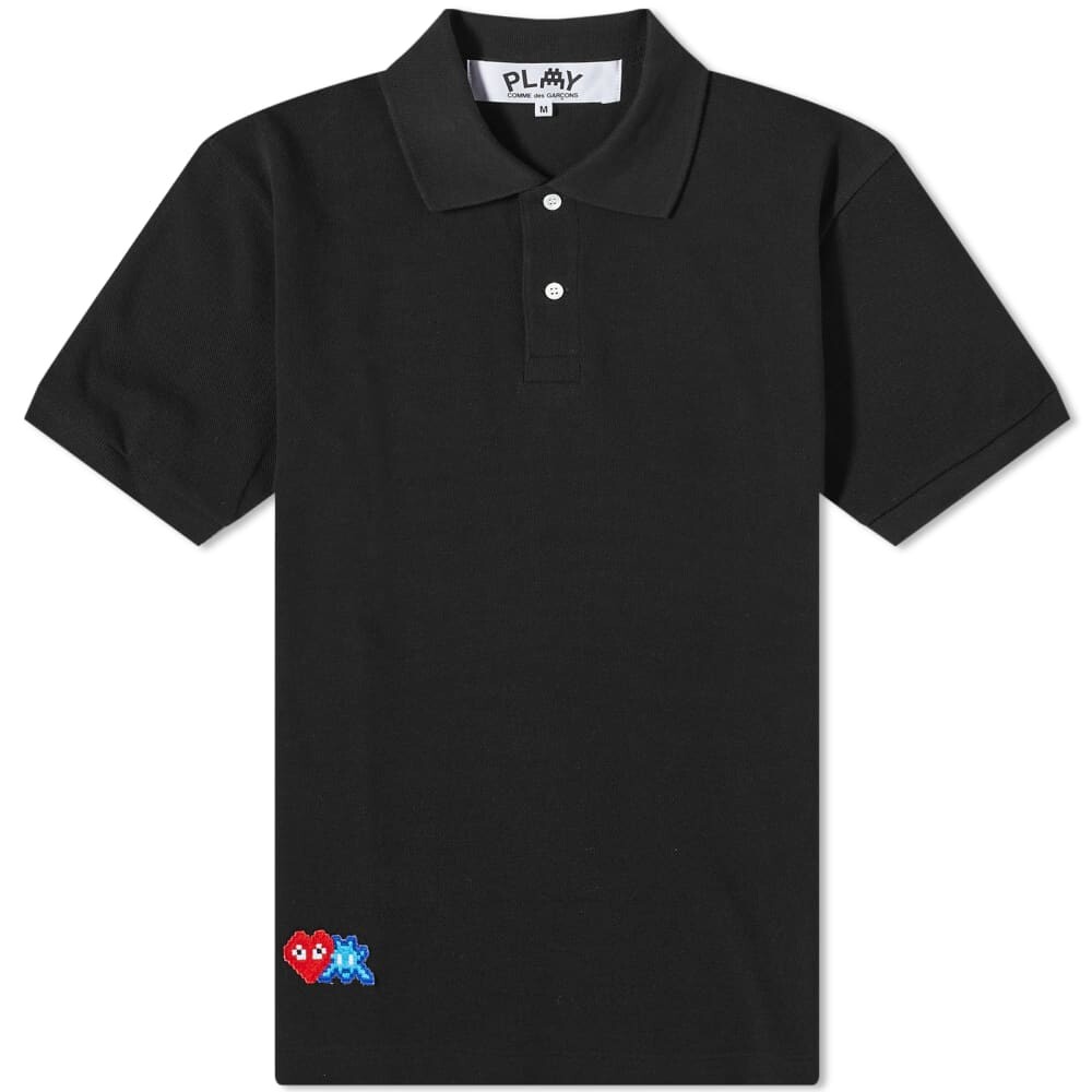 

Рубашка-поло Comme des Garçons Play Invader, черный