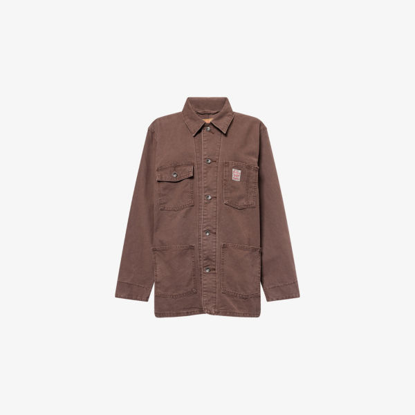 

Джинсовая куртка Levis Беркли оверсайз, коричневый