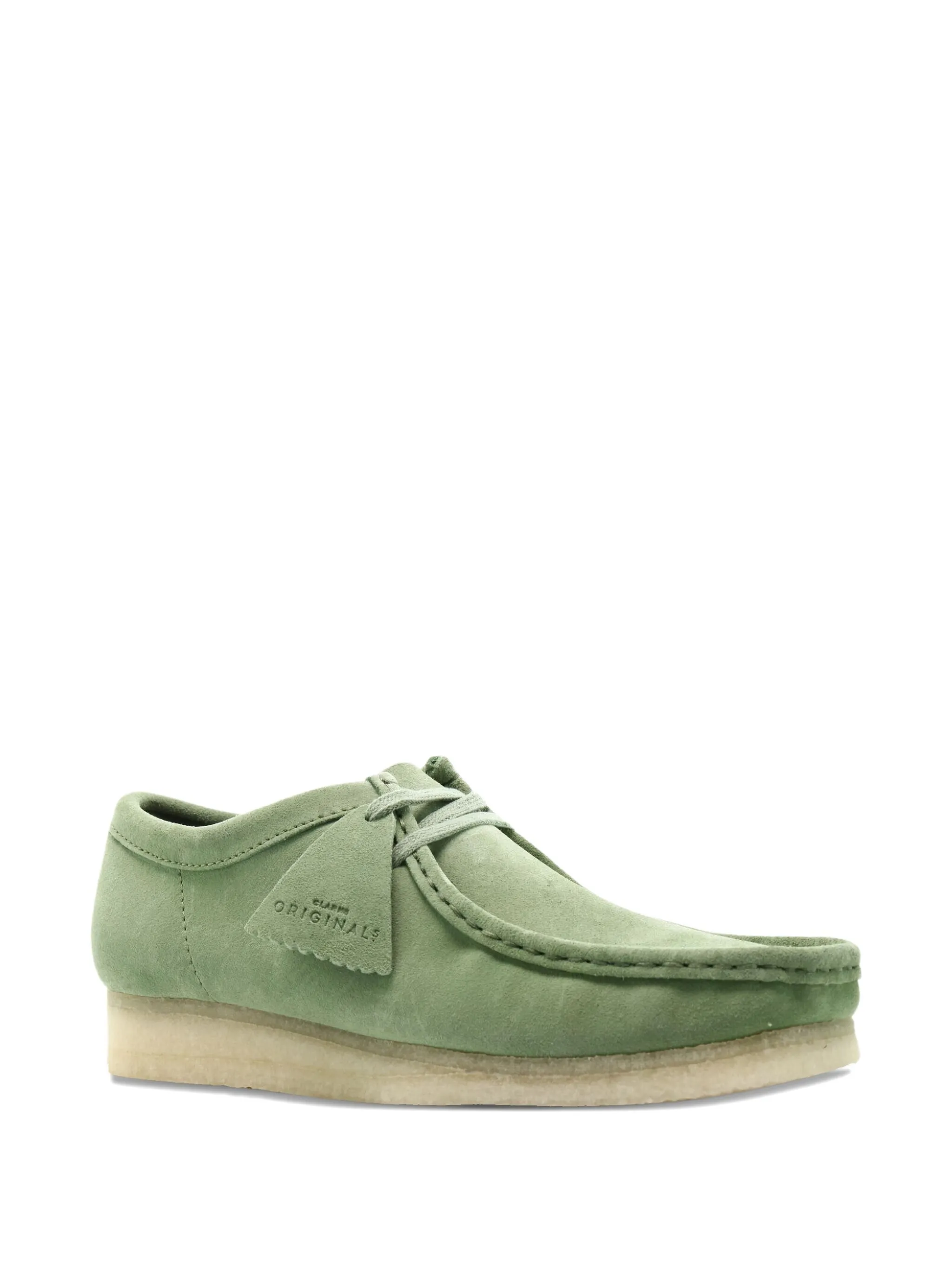 Ботинки Wallabee на шнуровке Clarks Originals, зеленый — фото 2