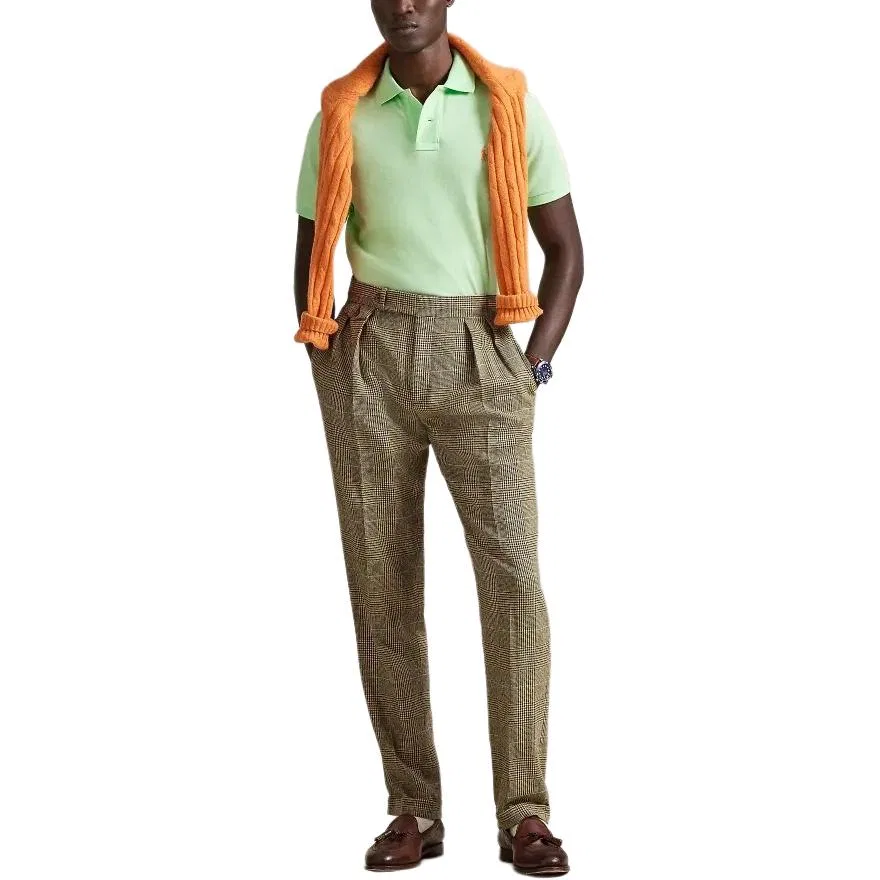 Поло с рифленой текстурой Polo Ralph Lauren, Green — фото 4