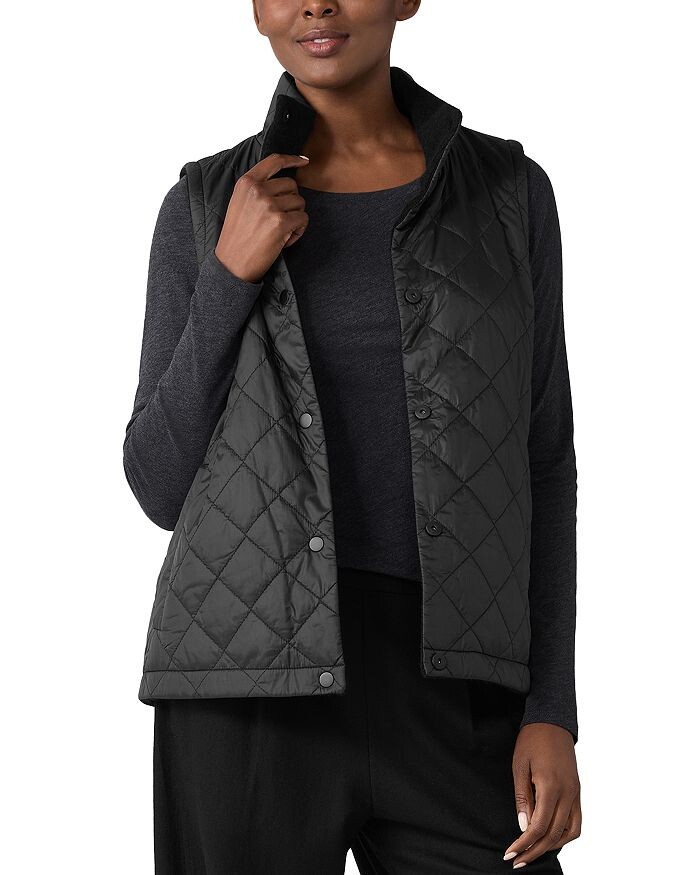 

Двусторонний жилет Eileen Fisher, черный