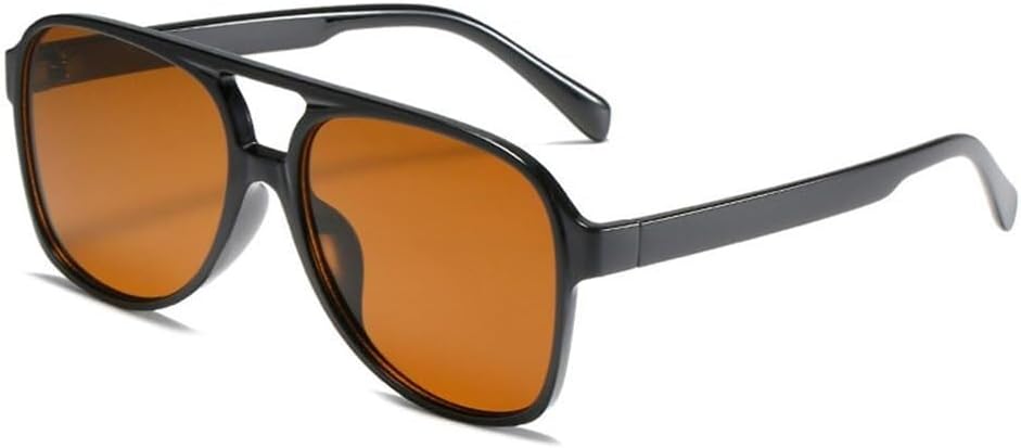 

Солнцезащитные очки с двойной перемычкой для женщин, прозрачные линзы с градиентом Ocean, защита от ультрафиолета UV400 для мужчин, для занятий спортом на открытом воздухе, бега и езды на велосипеде Generic, Black Brown