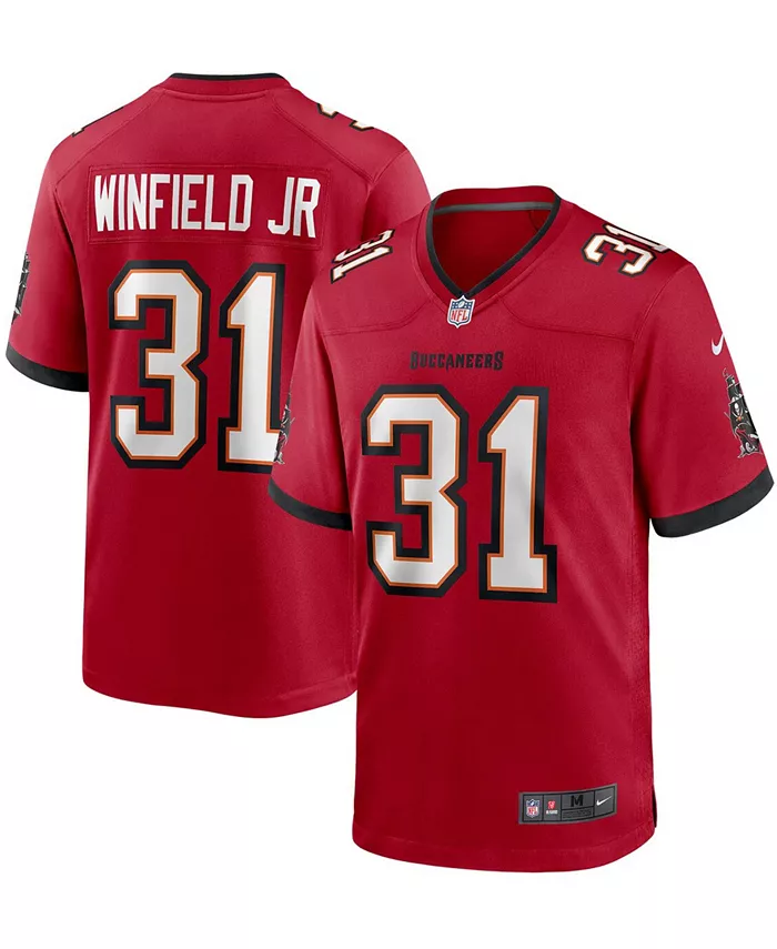 

Мужская игровая футболка Antoine Winfield Jr. Tampa Bay Buccaneers Nike, красный