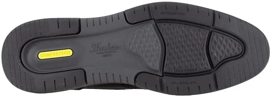 Мужские оксфорды Florsheim Work Flair Wingtip Oxford ST, черный — фото 2