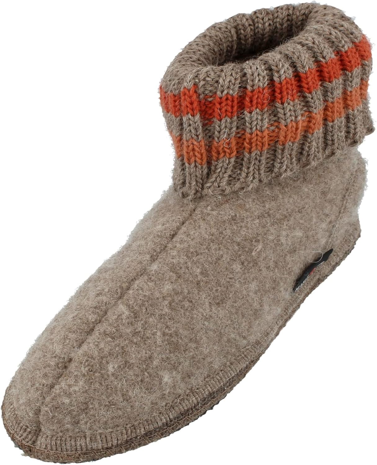 

Тапочки HAFLINGER Paul немецкие с воротником, из чистой шерсти, унисекс, бежевый