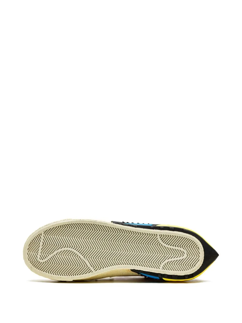 Кроссовки Blazer Low из коллаборации с Off-White Nike X Off-White, белый — фото 4