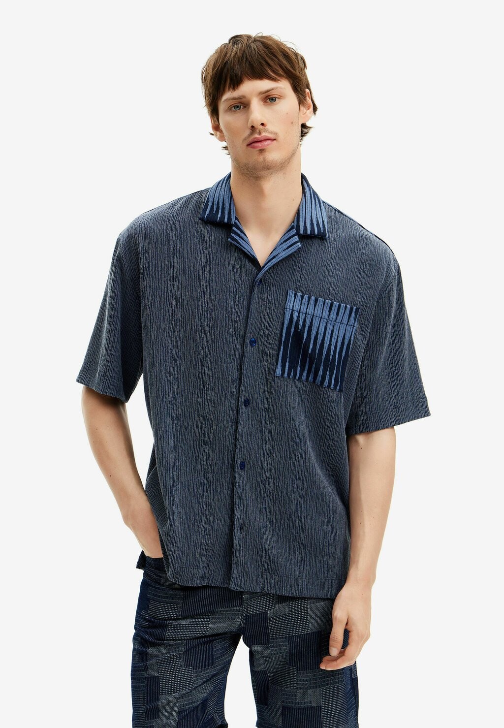 

Рубашка Desigual, синяя