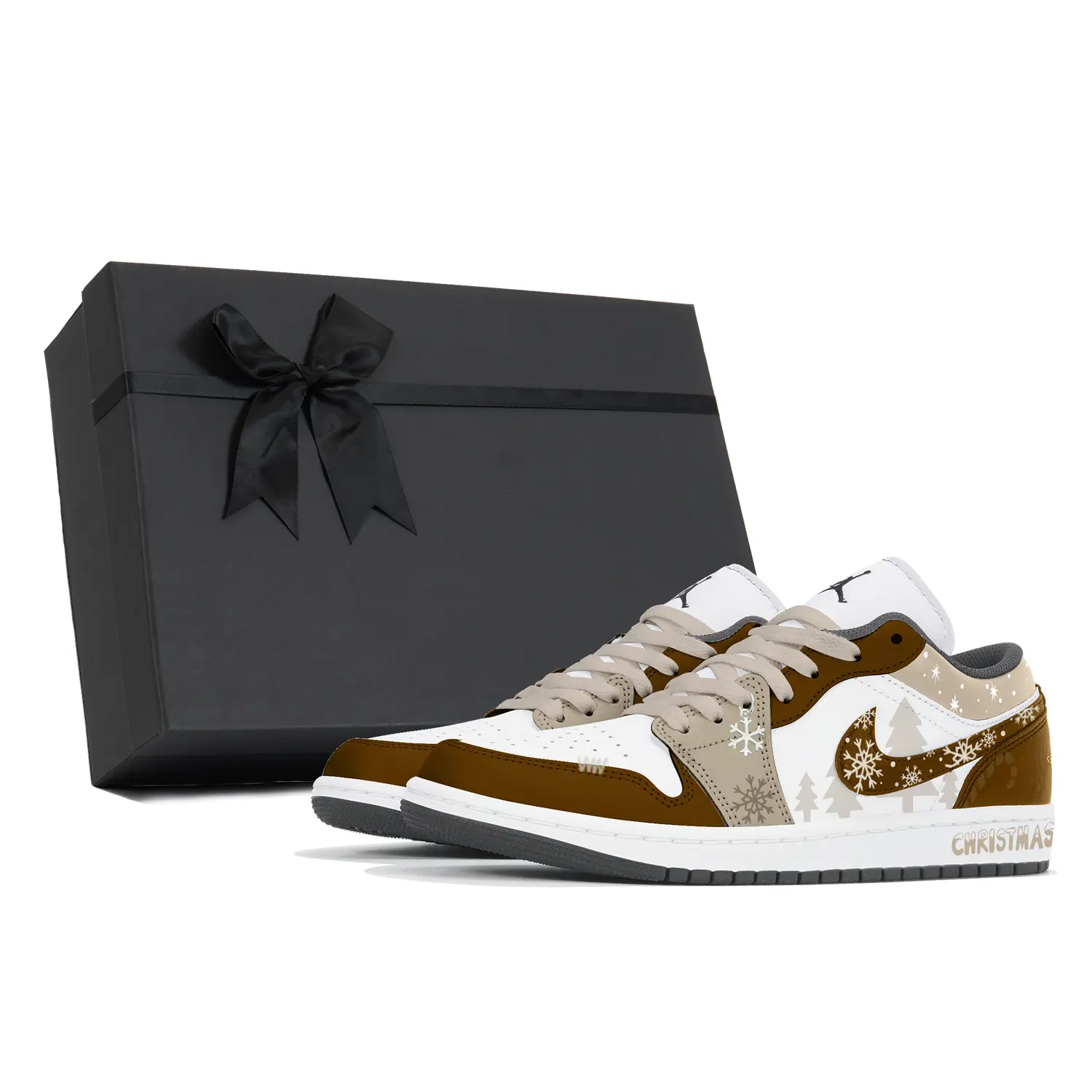 

Jordan Air 1 устойчивые к истиранию низкие баскетбольные кроссовки мужские brown white