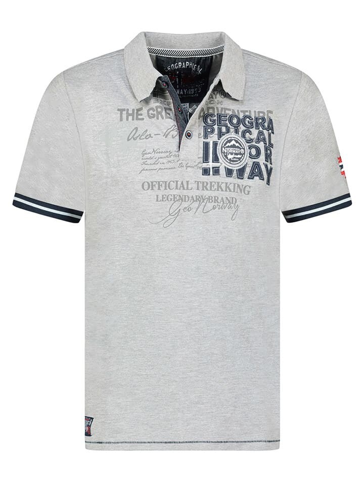 

Поло Geographical Norway, серый
