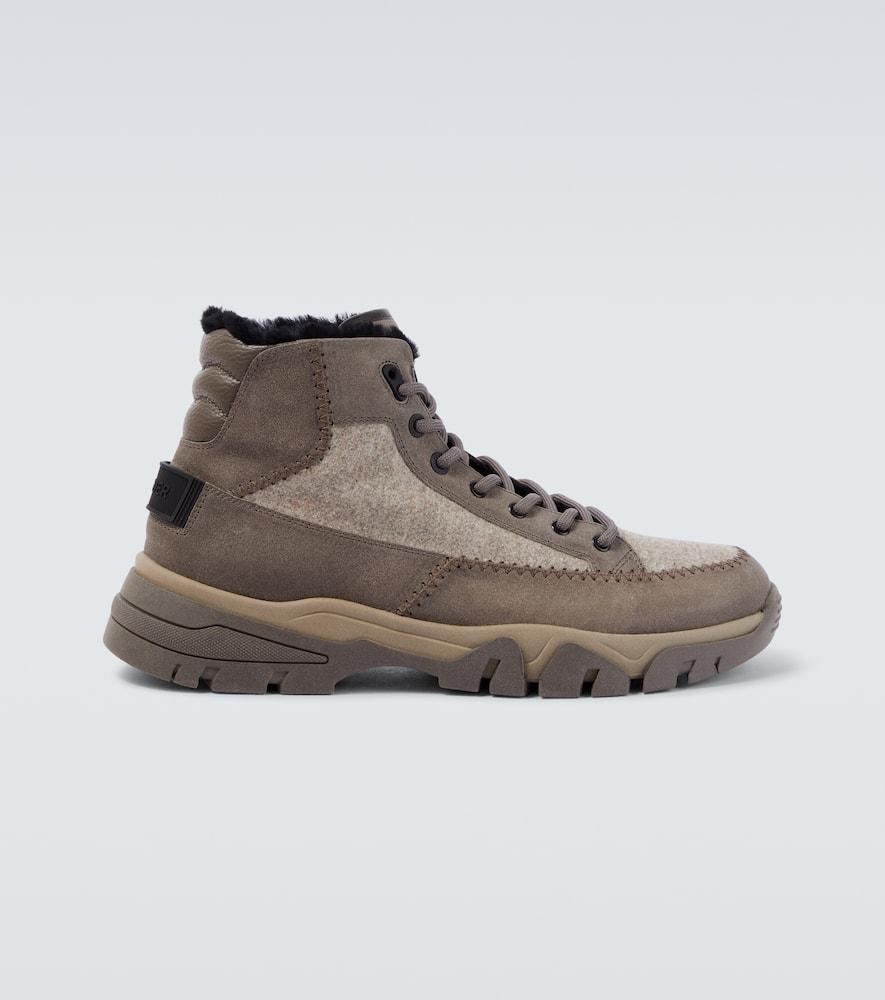 

Кожаные ботинки для походов Copper Mountain с подкладкой из овчины Bogner, Taupe