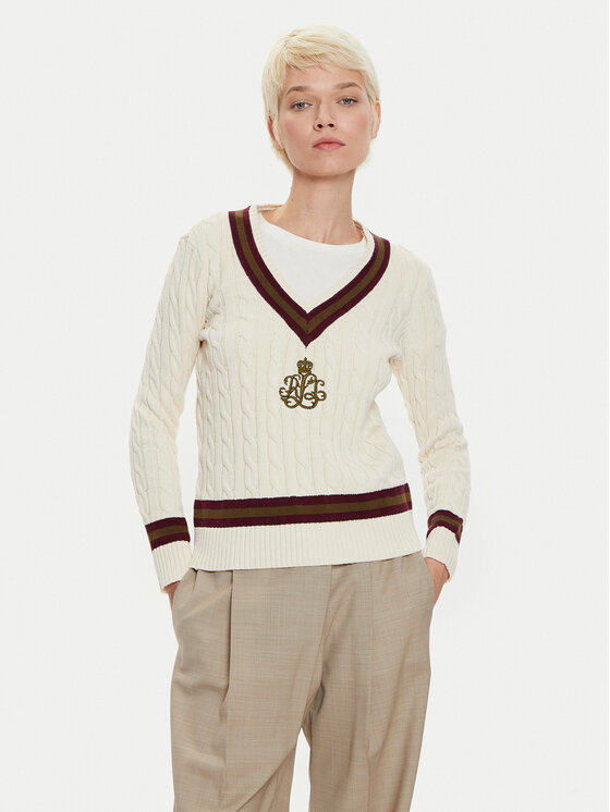 

Свитер обычного кроя 200951624002 Lauren Ralph Lauren, экрю