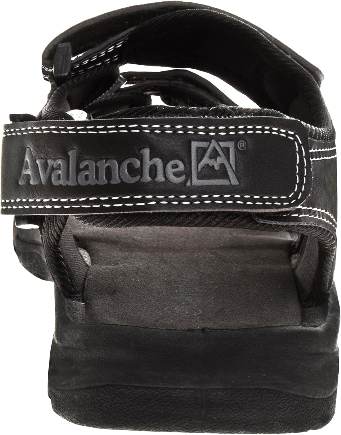 Мужские сандалии Avalanche с открытым носком, регулируемым ремешком - водонепроницаемые рыбацкие сандалии для лета, пляжа и водных видов спорта, черный — фото 3