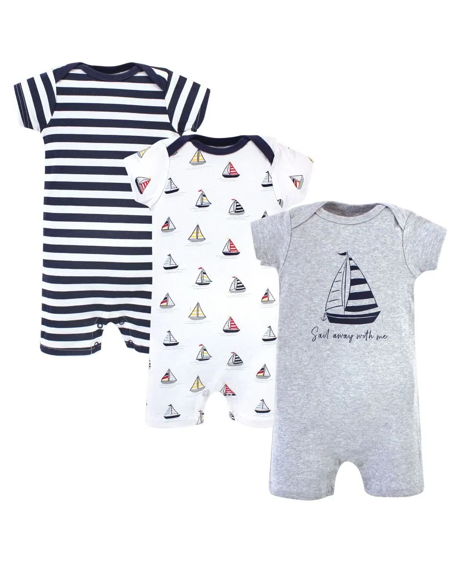 Мягкие хлопковые комбинезоны Hudson Baby, Sailboat