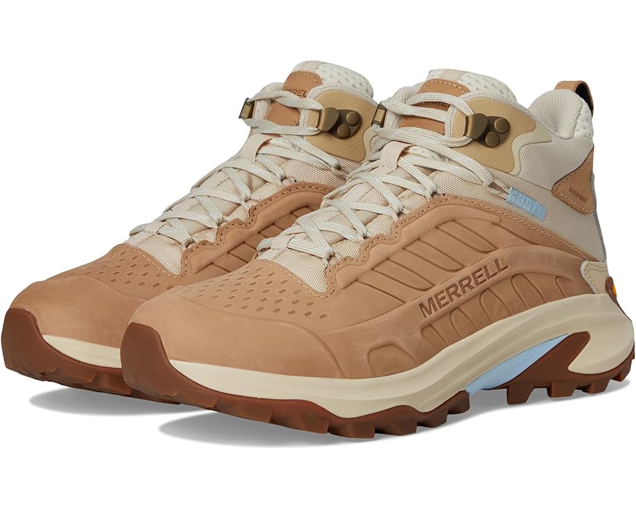 

Треккинговые кроссовки Merrell Moab Speed 2 LTR Mid Waterproof, цвет Latte