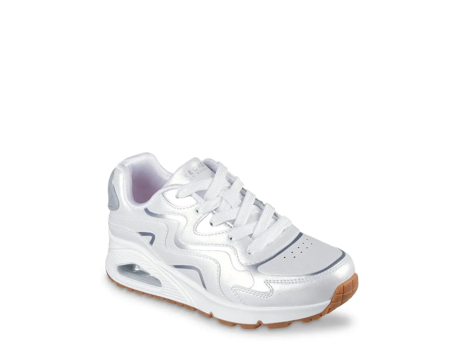 

Кроссовки Skechers Uno Gen1 Wavy Shimmer — детские, белые/серебристые