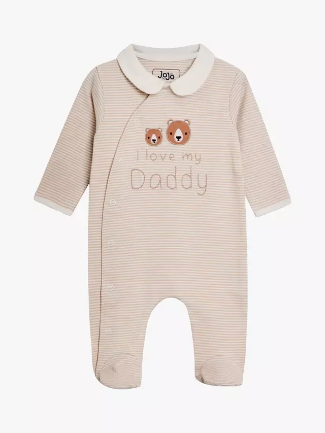 Спальный комбинезон Baby Daddy Bear, коричневый JoJo Maman Bébé