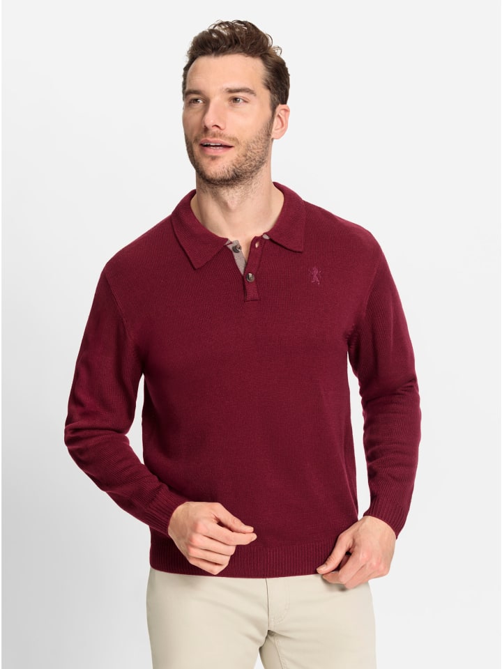 

Свитер поло темно-красного цвета WITT WEIDEN
