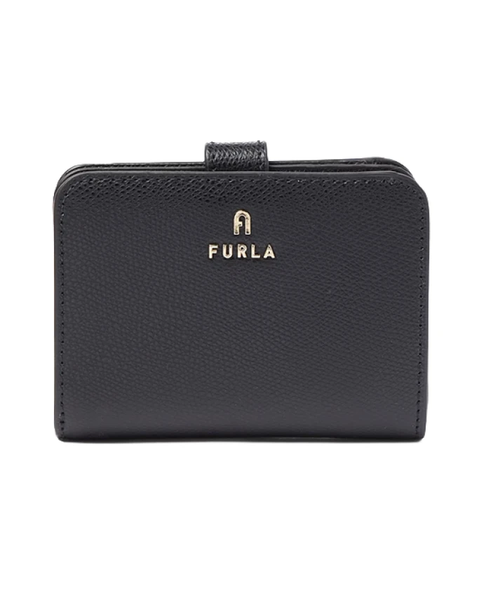 

Черный компактный кошелек с элегантным дизайном Furla, черный