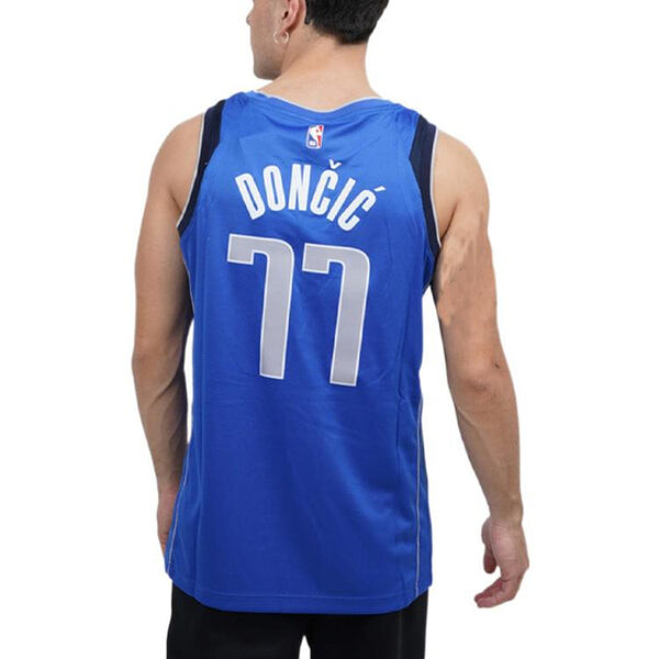 Футболка nba team limited jersey sw fan edition dallas mavericks doncic № 11 2020 2021 сезон Nike, синий — фото 4