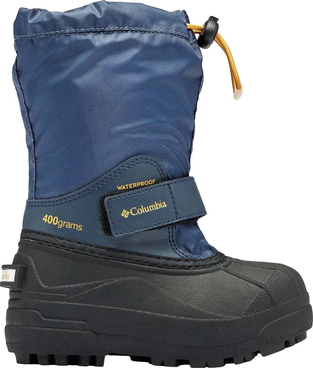 Снежные ботинки Columbia Powderbug Forty, синие, водонепроницаемые, утепленные, модель ZAP1095