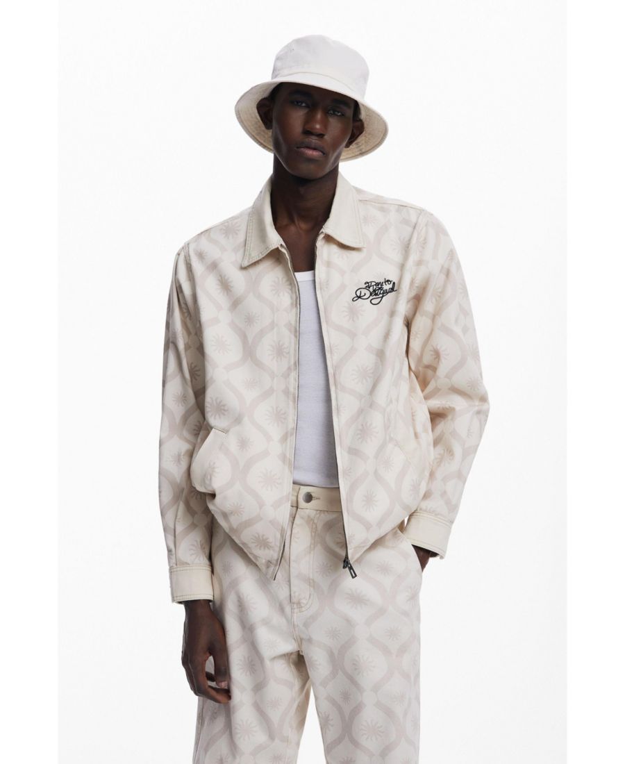 

Мужская куртка с солнцезащитной отделкой Desigual, Light beige