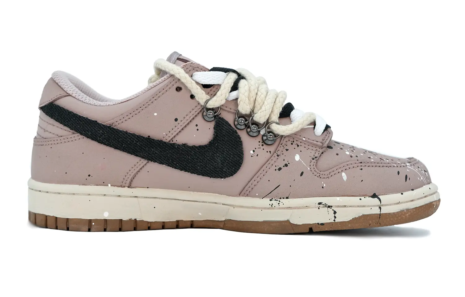 

Кроссовки Nike Dunk Skateboarding Shoes Women's Low-top White, цвет Lotus Color