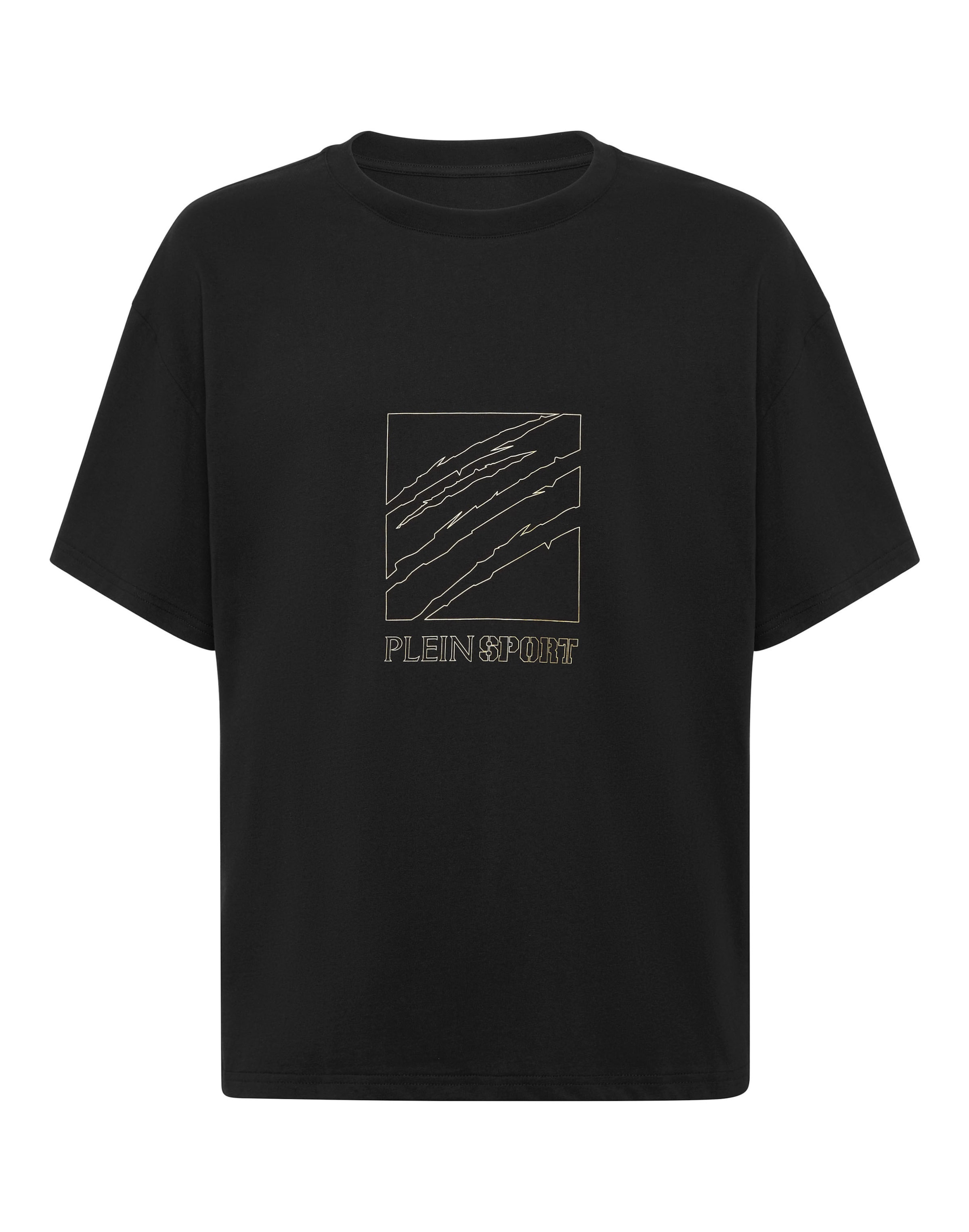 

Plein Sport Футболка 'Scratch' в черном цвете