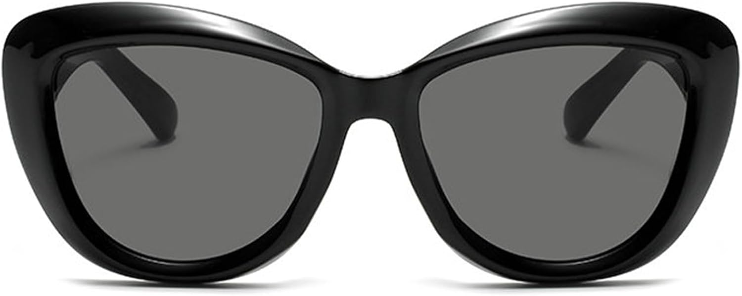 

Willochra Модные винтажные солнцезащитные очки большого размера «кошачий глаз» для женщин, классические солнцезащитные очки с защитой от УФ-излучения UV400, винтажные круглые солнцезащитные очки для активного отдыха, C1