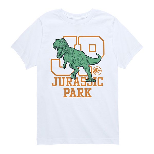 Футболка с принтом Jurassic Park для мальчиков 8-20 Licensed Character, White