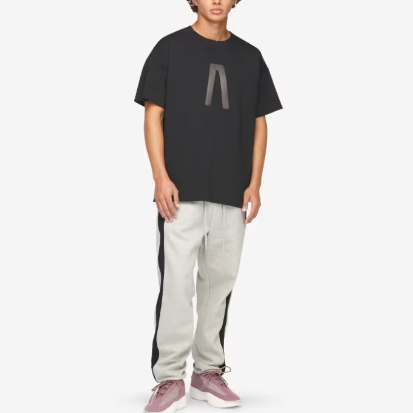Fear Of God Fleece Sweatpants Adidas, Medium Gray Mixed Color — фото 4
