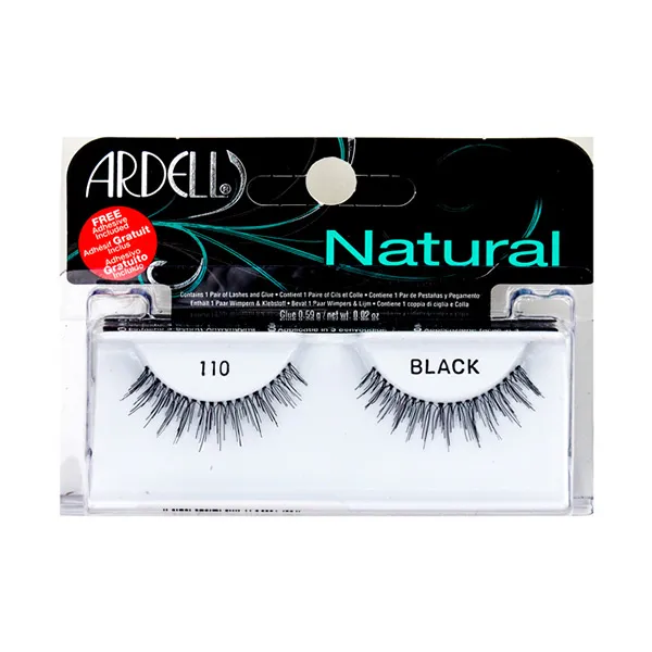 

Многоразовые и простые в применении накладные ресницы Natural 110 Ardell, 1 UD