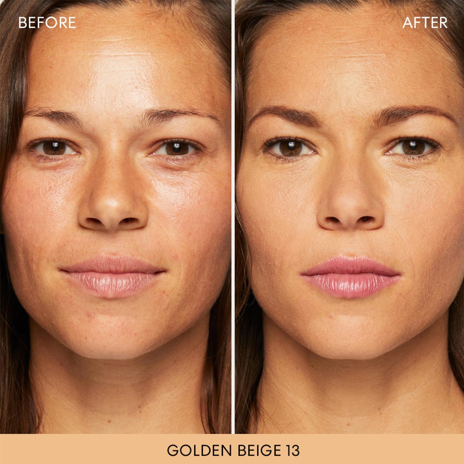 Тональный крем для лица matte spf 15 Bareminerals, nr. 13 - golden beige, вес 6 гр. — фото 4
