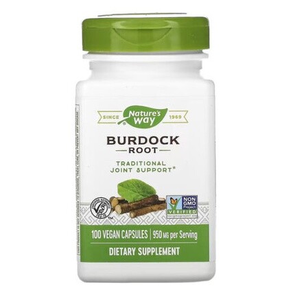 

Корень лопуха Nature's Way 475 мг 100 веганских капсул Nature's Plus