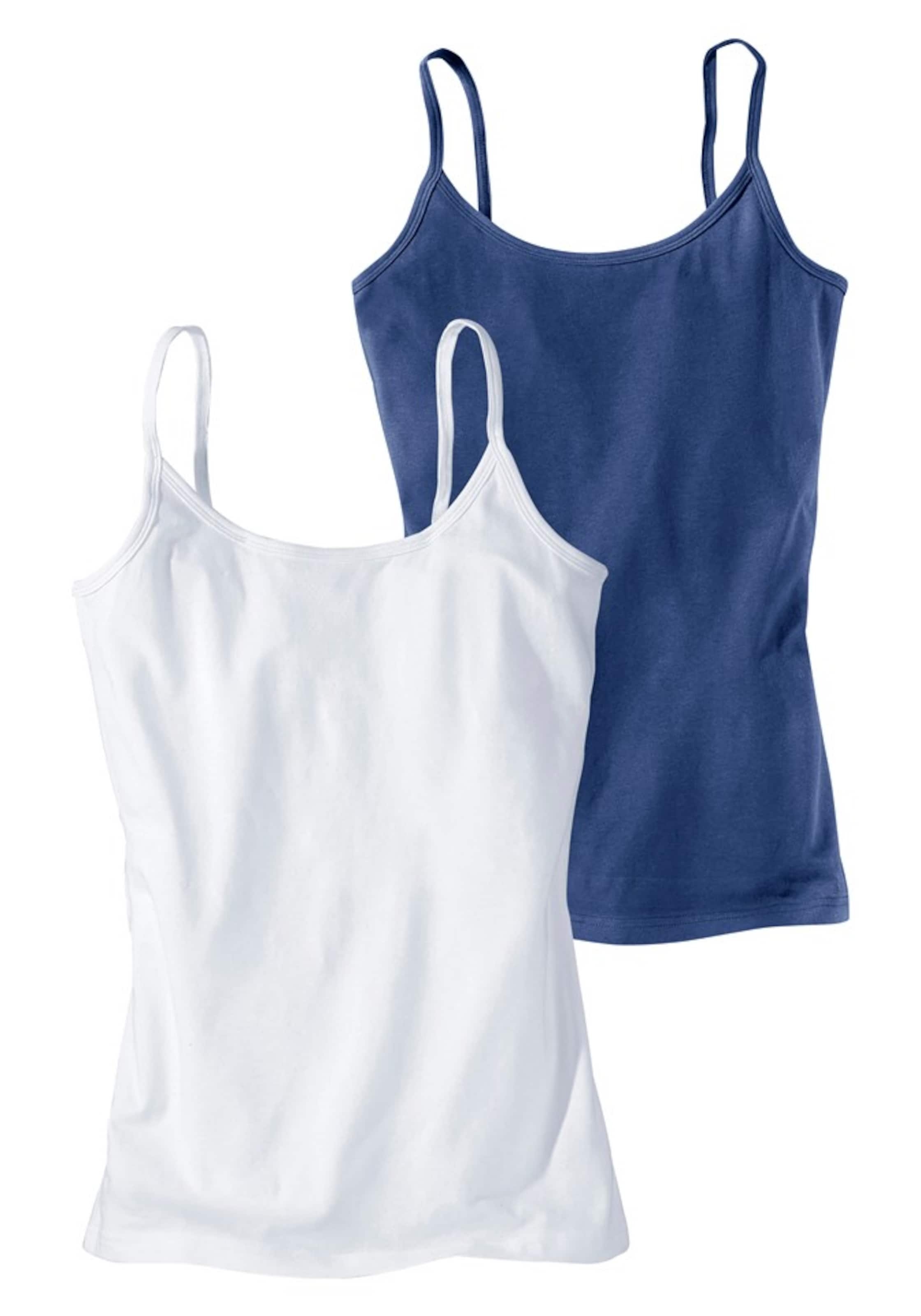 

H.I.S Майка в синем и белом цвете