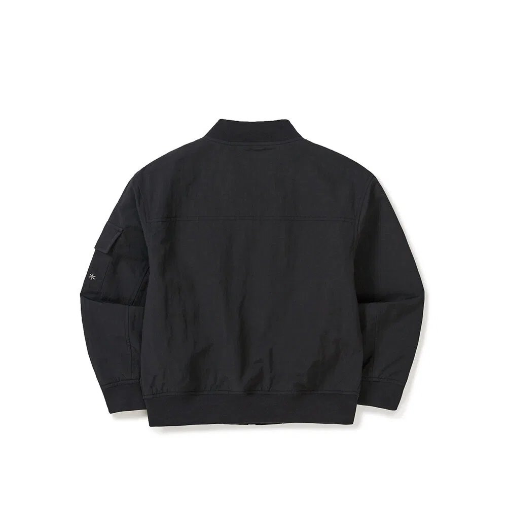 Детская куртка-бомбер Snowpeak Apparel Kids Campfield, тёмно-угольная — фото 3
