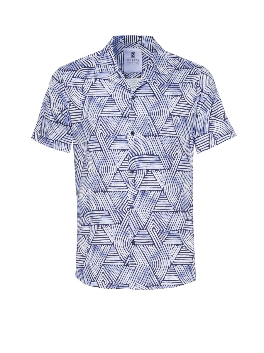 

Рубашка Slim Fit на пуговицах DESOTO, синий/ночно-синий