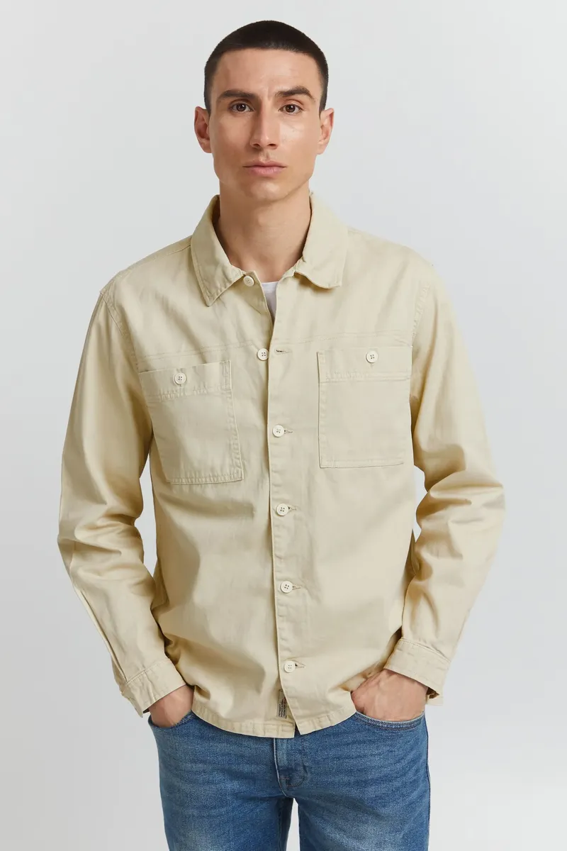 

Рубашка с длинными рукавами из смесового материала "BLEND BHShirt", серый